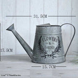 regadera ancien fer galva jardinage 