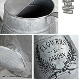 regadera Vintage Métal Galvanisé