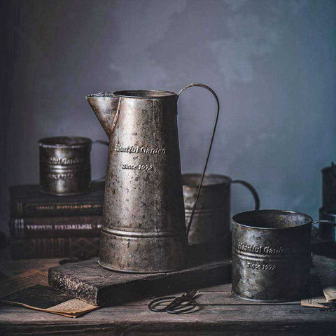 regadera Vintage métallique noire