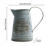 regadera Vintage <br> Pichet en métal Gris - Regadera Diseño