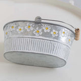 corbeille en acier galvanisé