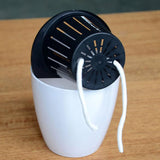 riego capillarité par mèche en coton