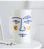 vase en forme de visage