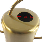 regadera dorada de acero inoxidable