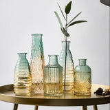 soliflore bouteille en verre