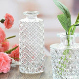 flacon verre carreaux 