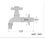 Grifo de jardín vintage
