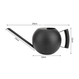 regadera d'intérieur Noir