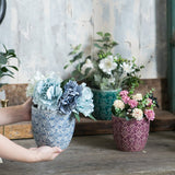 Pot de fleurs Rétro