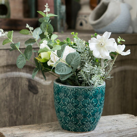 Pot de fleurs Rétro