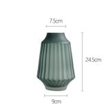 Vase en verre dépoli