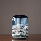 Vase design verre soufflé