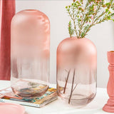 vase rond rose